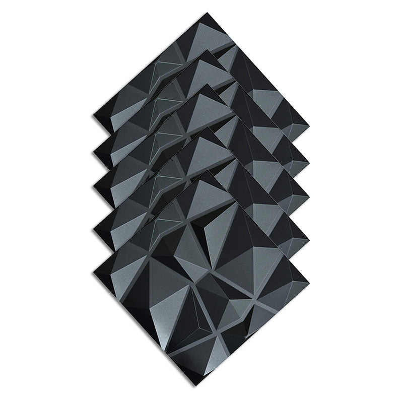 Square Interior Wall Cladding - Peel and Stick Texture Effect