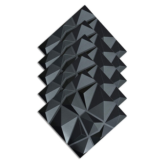 Square Interior Wall Cladding - Peel and Stick Texture Effect
