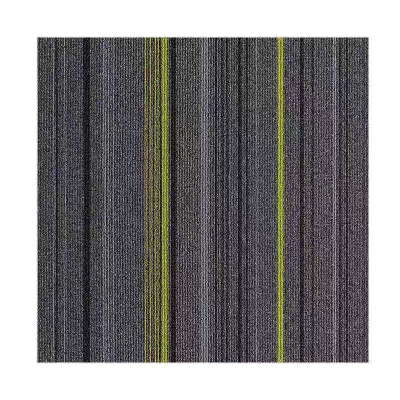 Dark Colour Level Loop Carpet Tile Non-Slip Self-Adhesive Indoor Office Carpet Tiles