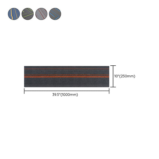 Dark Colour Level Loop Carpet Tile Non-Slip Self-Adhesive Indoor Office Carpet Tiles