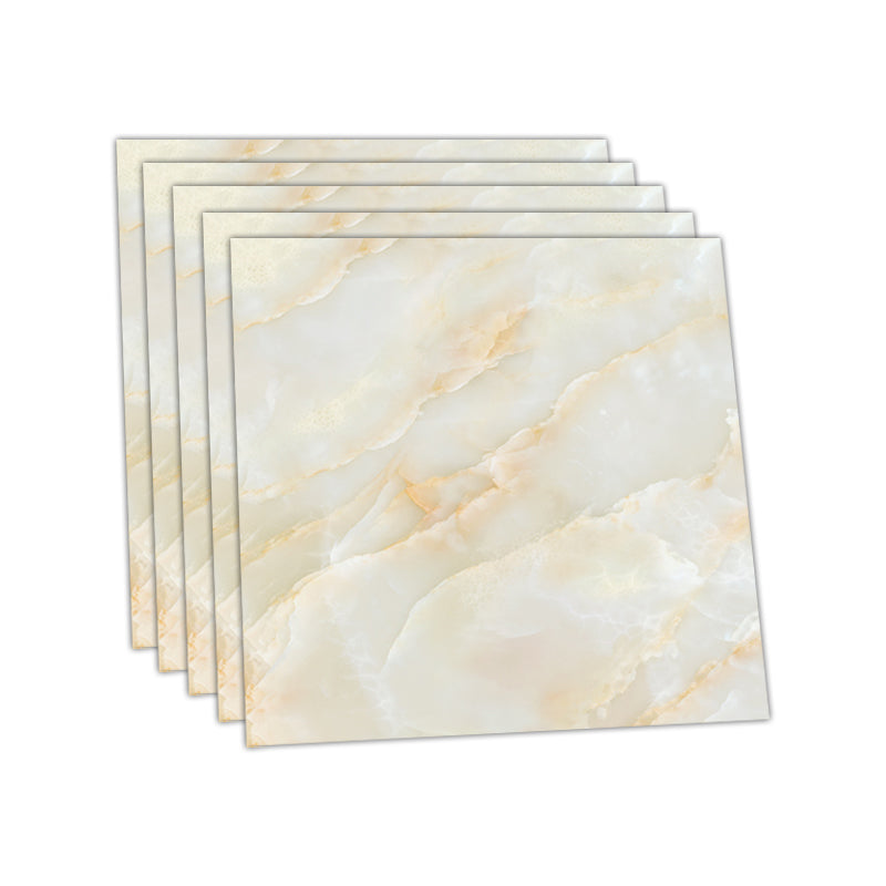 Multi-Tonal Style Peel and Stick Vinyl Plank Flooring with Porcelain Tile Look