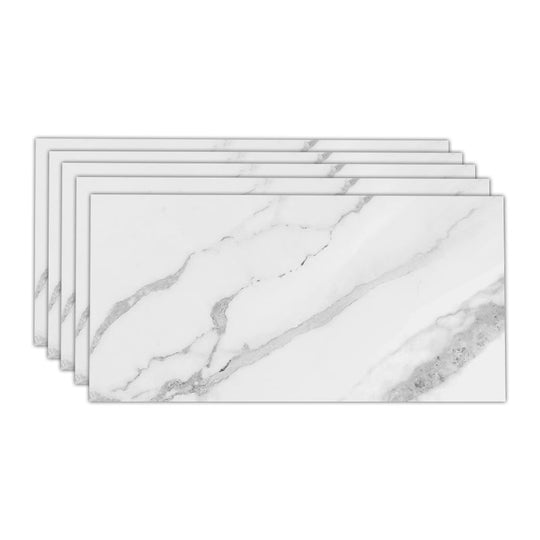 Multi-Tonal Style Peel and Stick Vinyl Plank Flooring with Porcelain Tile Look