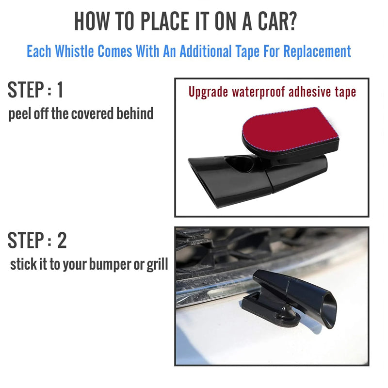 Ultrasonic Deer Warning Signal Whistle Device for Cars