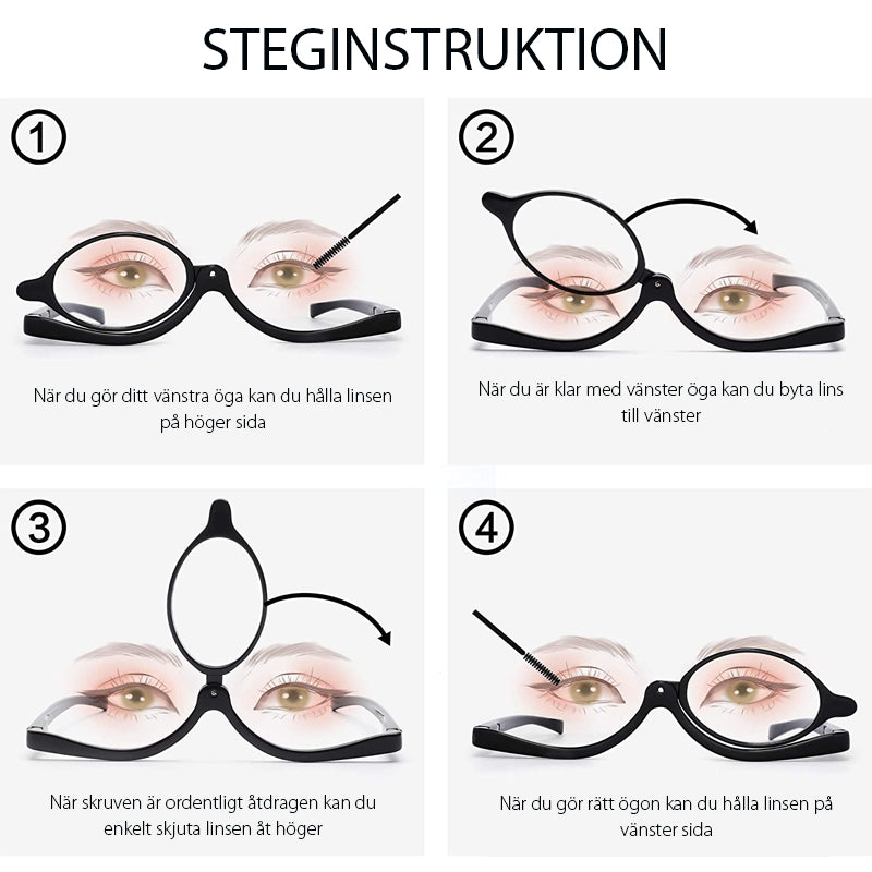 Make-up Glasses with Lift Feature