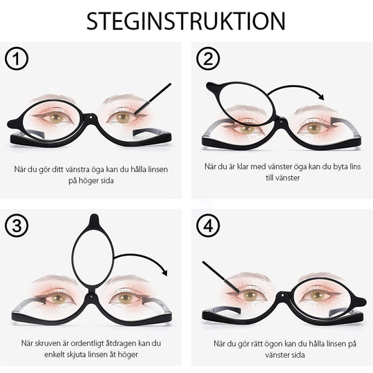 Make-up Glasses with Lift Feature