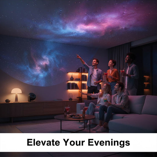 Galaxy Projector - 360° Rotation - Celestial Display