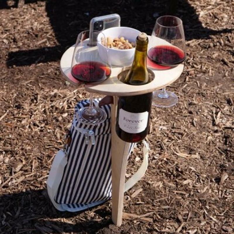 Outdoor Portable DIY Wine Rack