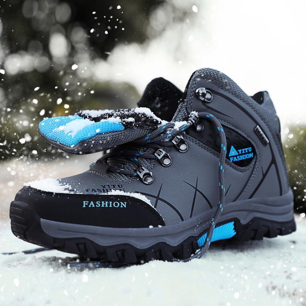 Men's Hiking Shoes with Fur