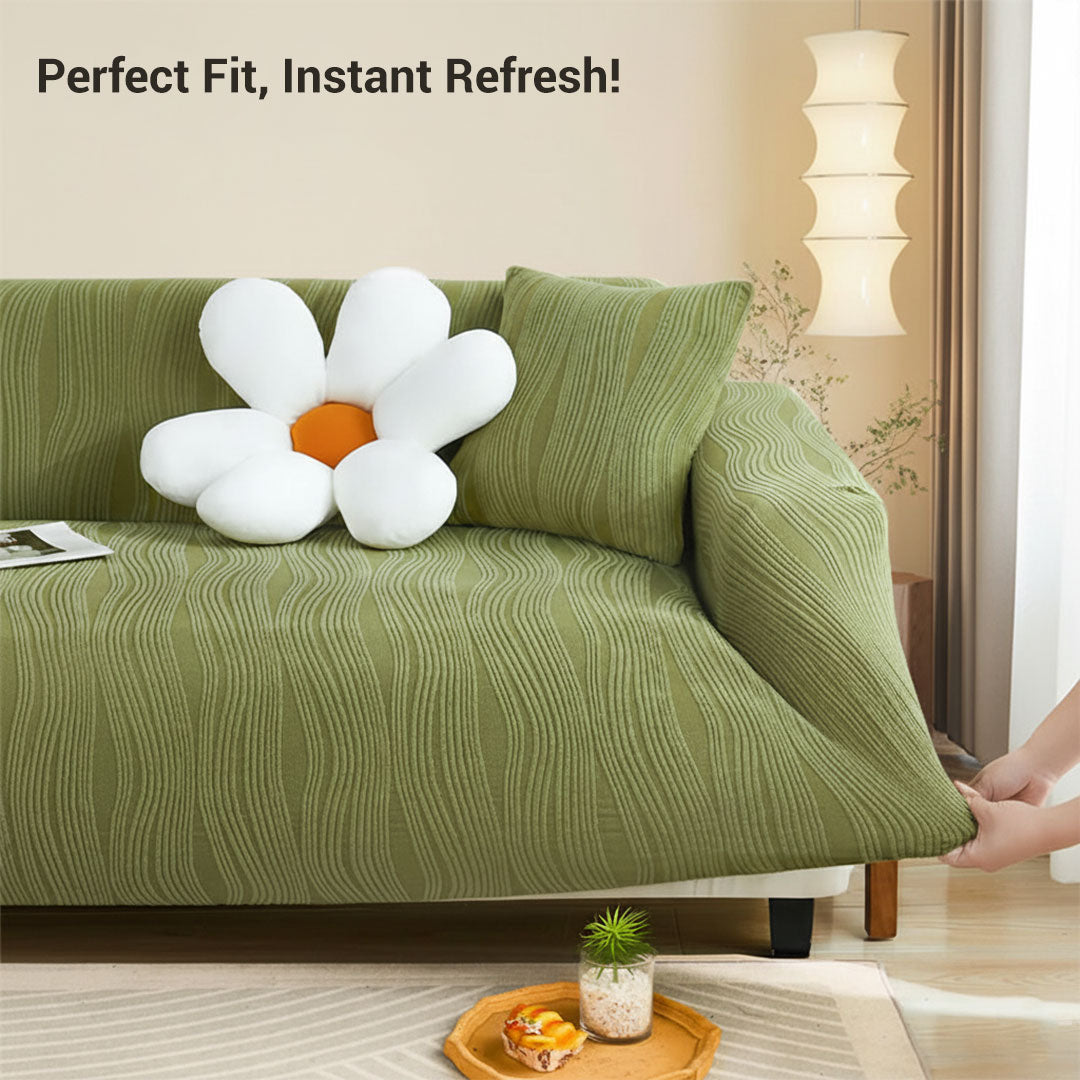 Sofa Cover - Jacquard Fabric - Pet-Friendly Design