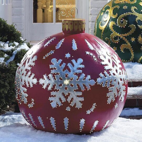 Outdoor Christmas PVC Inflatable Decorated Ball
