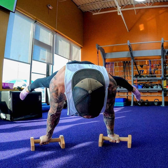 Sturdy Three Push-Up Stands for Calisthenics