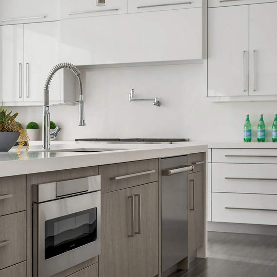 Brushed Nickel Stainless Steel Kitchen Cabinet Pulls and Handles