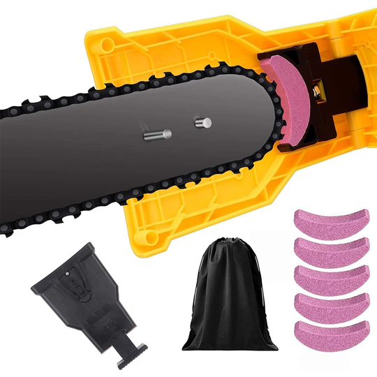 Chainsaw Sharpener - Blade Holder - Stone Attachment