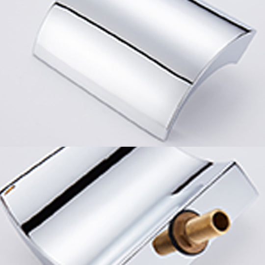 Modern Brass Roman Bathtub Faucet with Waterfall Spout