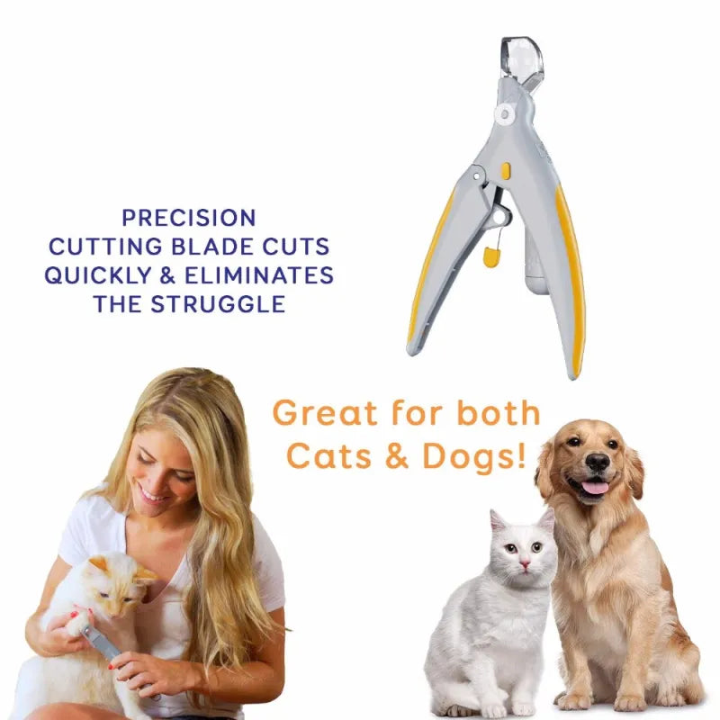 Pet Nail Clipper - LED Light - Ergonomic Design