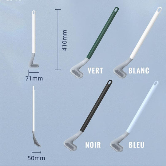 Long-Handled Toilet Brush - Say Goodbye to Stains