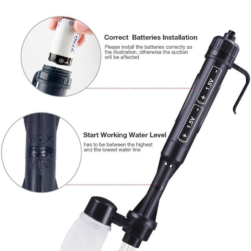 Automatic Water Changer for Fish Tank - Electric Sand Washer