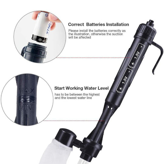Automatic Water Changer for Fish Tank - Electric Sand Washer