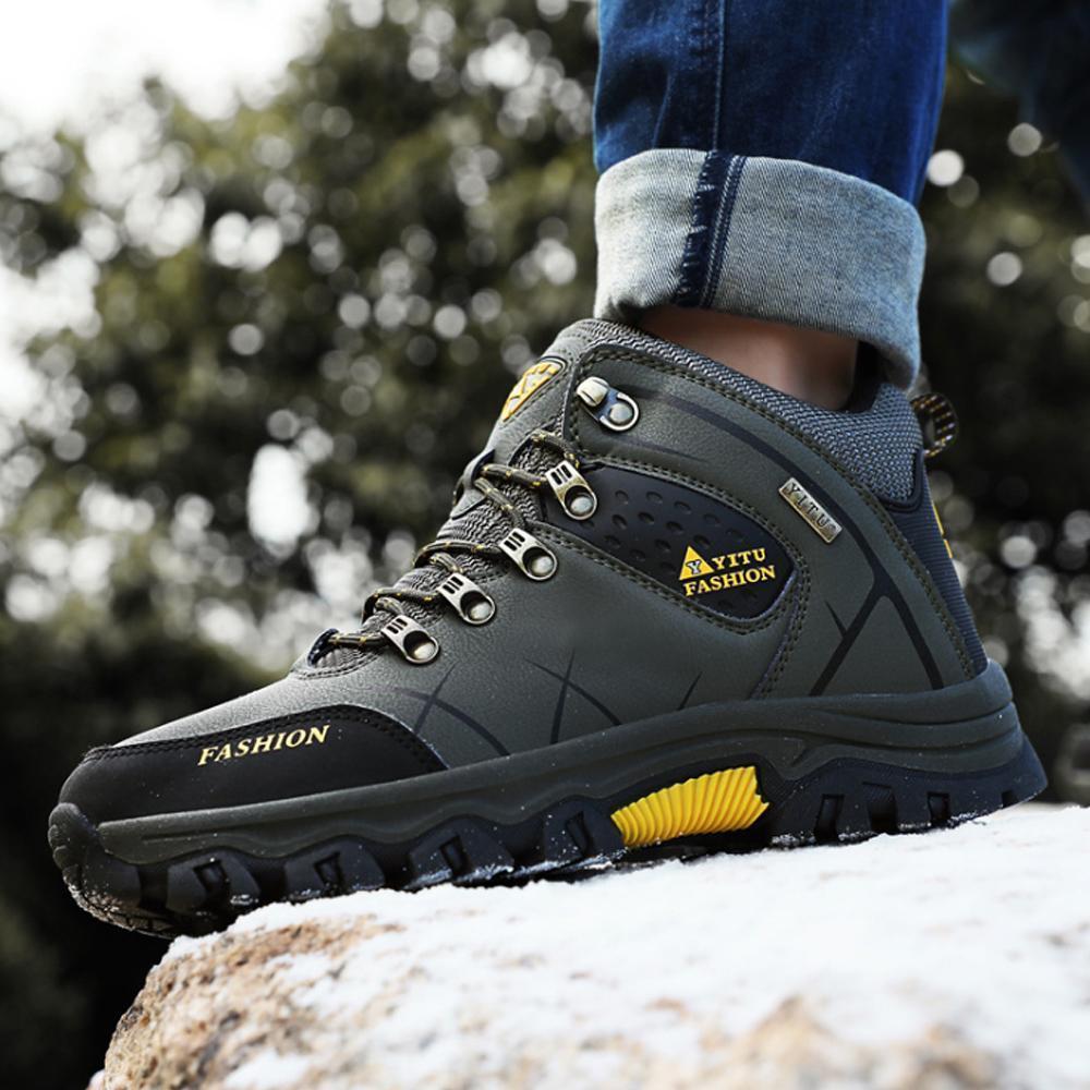 Men's Hiking Shoes with Fur