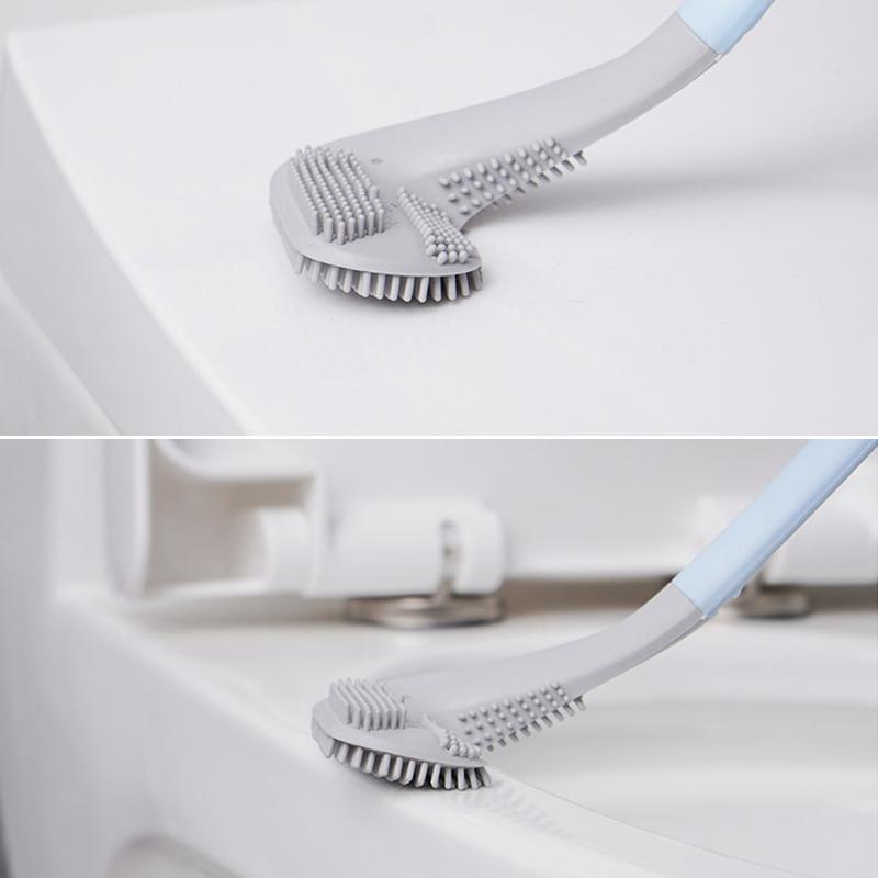 Longer Grip Flexible Silicone Golf Toilet Brush