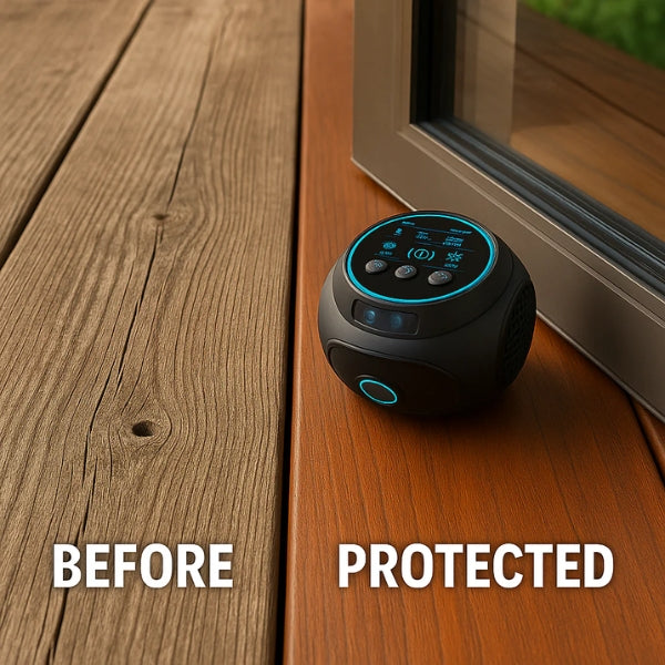 Plug-In Ultrasonic Rat Repellent | Chemical-Free, Silent Operation & Covers Up to 3200 sq. ft. for Indoor and Outdoor Use