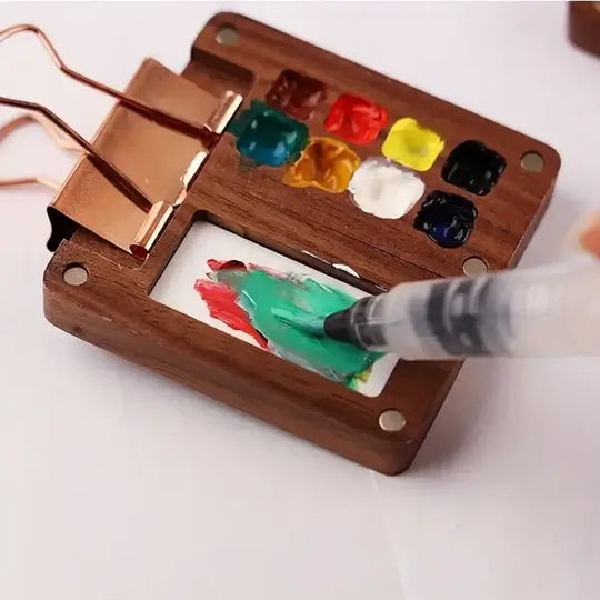 Mobile Watercolour Paint Box Set with 24 Colours