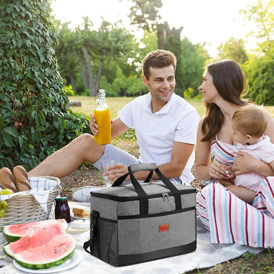 33L Waterproof Cooler Bag | Insulated, Spacious & Perfect for Picnics, Beach Days, Hiking, and Outdoor Activities