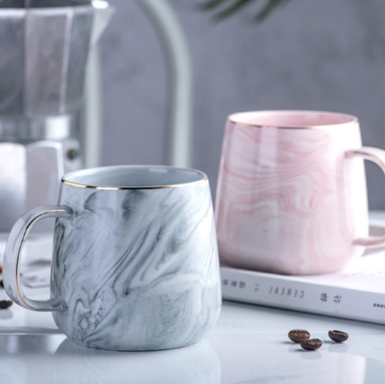 Marble Gold Inlay Cup