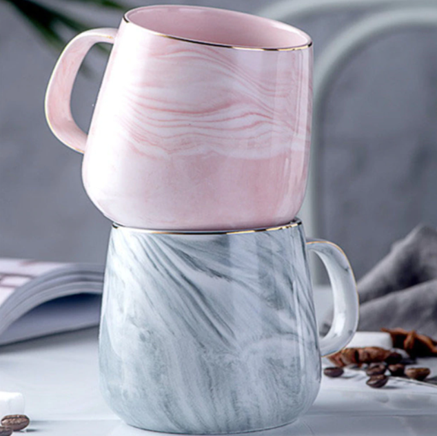 Marble Gold Inlay Cup