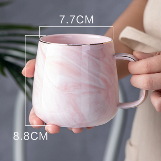 Marble Gold Inlay Cup