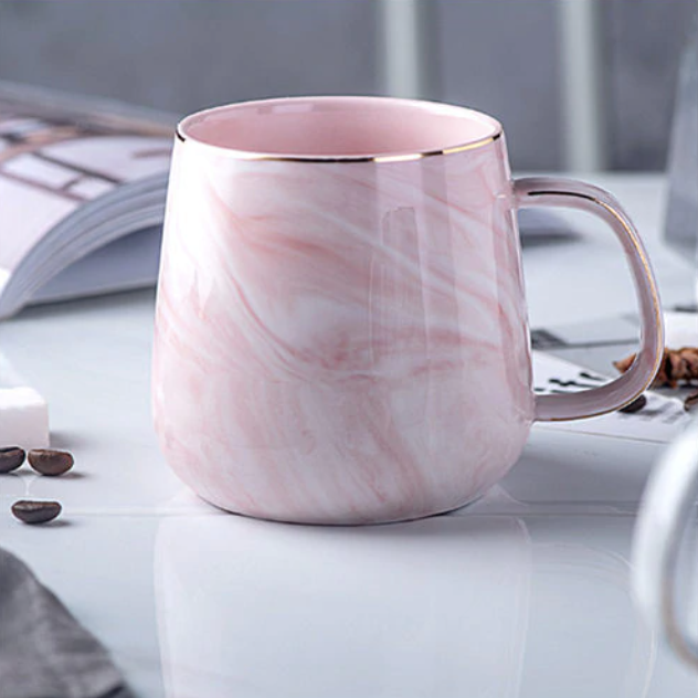 Marble Gold Inlay Cup
