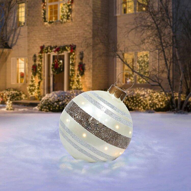 Outdoor Christmas PVC Inflatable Decorated Ball