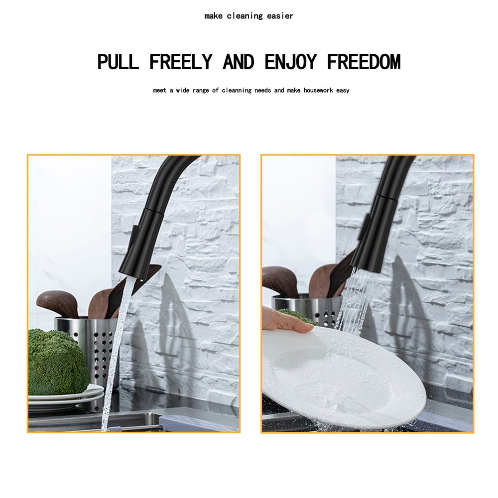 Pull-Out Kitchen Tap with Sensor