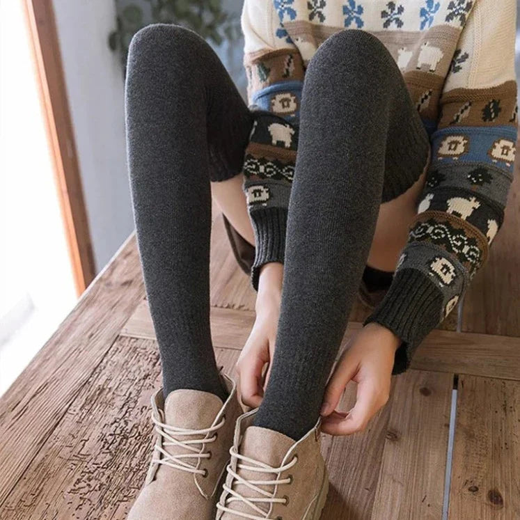 Wool Over-the-Knee Socks