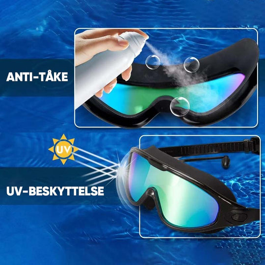 Anti-Fog Swim Goggles with Clear Vision