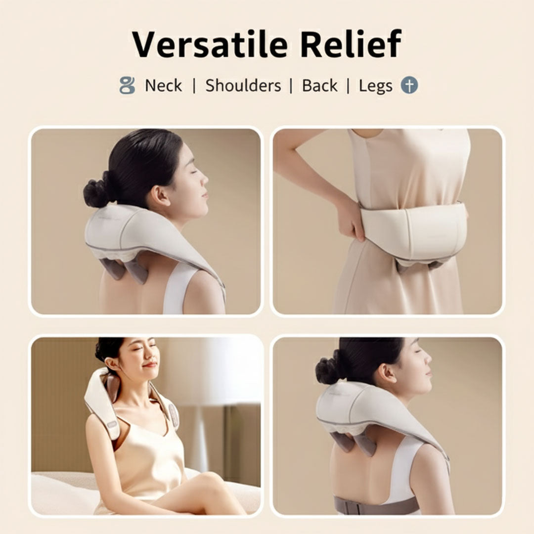 Neck and Shoulder Massager - Heat Therapy - Adjustable Settings