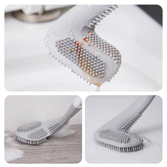 Longer Grip Flexible Silicone Golf Toilet Brush