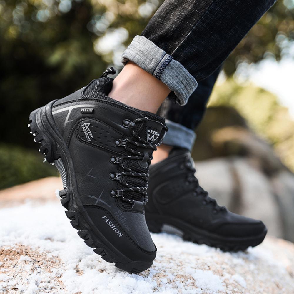 Men's Hiking Shoes with Fur