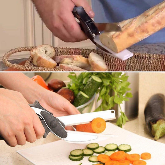 Versatile Stainless Steel Kitchen Scissors | EdgeCut Design