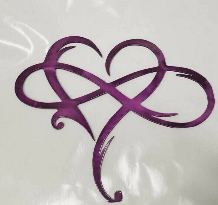 Heart Infinity - Steel Wall Decoration Metal Wall Art