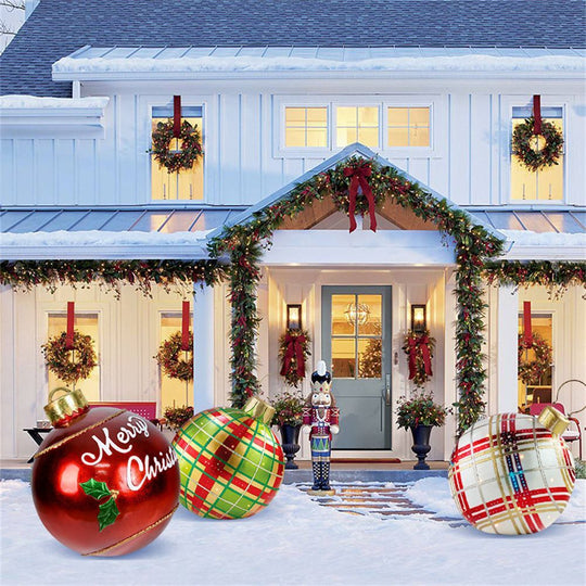 Outdoor Christmas PVC Inflatable Decorated Ball