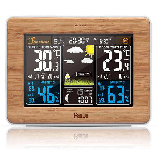 Weather Control Rectangle Colour Display Smart Watch FJ3365