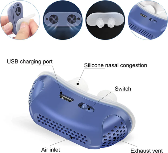 Micro CPAP Sleep Apnoea Machine for Travel & Anti-Snoring
