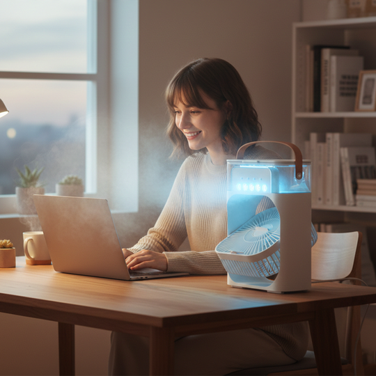 Air Cooler - Portable Fan - Humidifier Function