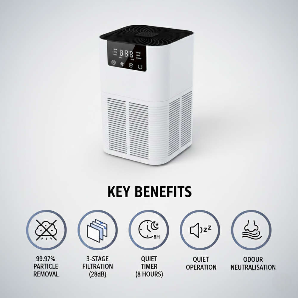 Air Purifier - HEPA Filter - Indoor Use