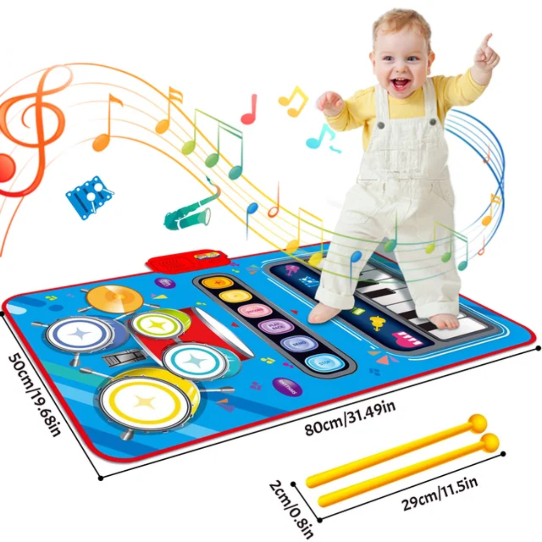 Creative Music Playmat for Children - Matte Design