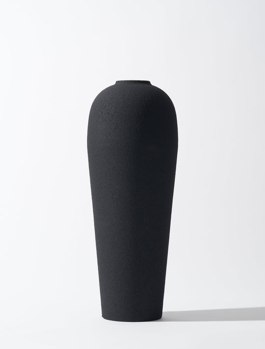 Structured Black Vase - Lola Design