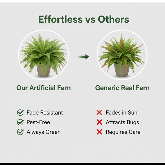 Artificial Fern - Boston Style - Outdoor Suitable