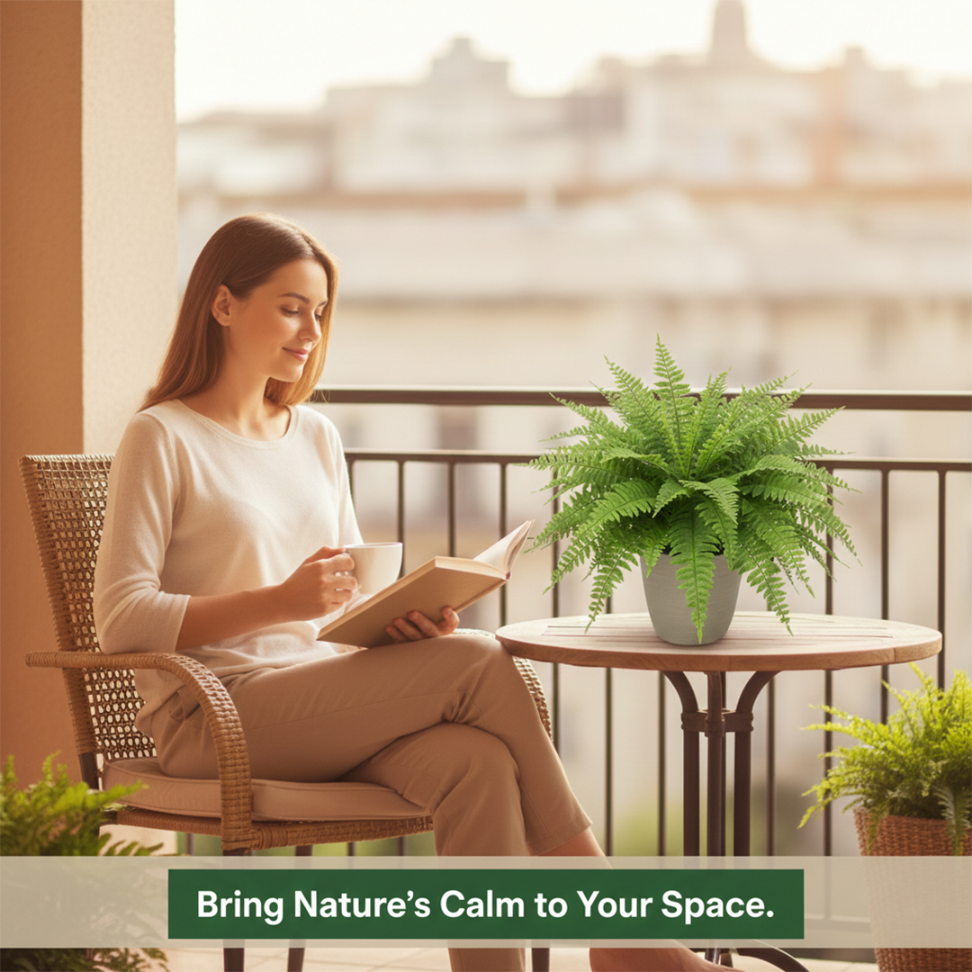 Artificial Fern - Boston Style - Outdoor Suitable