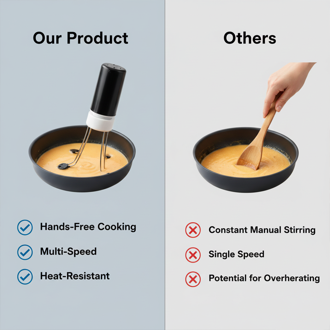 Automatic Pan Stirrer - Kitchen Tool - Hands Free